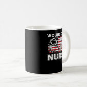 Mug Infirmière en soins infirmiers RN Infirmière améri (Devant droit)