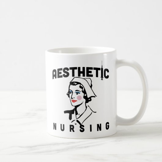 Mug infirmière esthétique personnalisée nom rn cadeau (Droite)