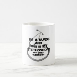 Mug Infirmière et stéthoscope