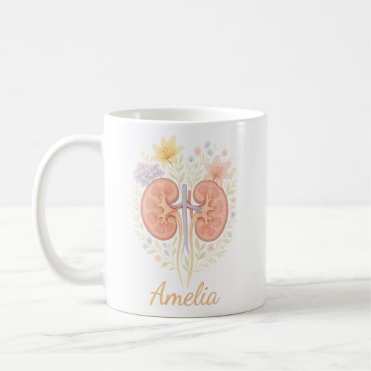 Mug Infirmière et technicien en néphrologie anatomique (Gauche)