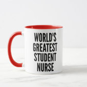 Mug Infirmière étudiante au travail difficile (Gauche)