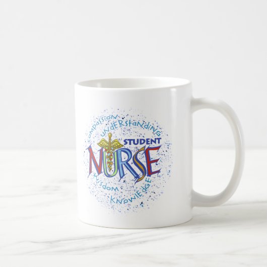 Mug Infirmière étudiante devise (Droite)
