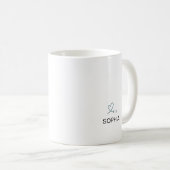 Mug Infirmière exceptionnelle Nom personnalisé Appréci (Devant droit)