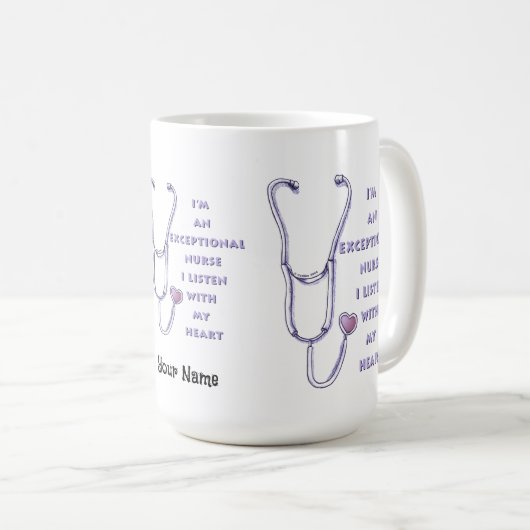 Mug Infirmière exceptionnelle Stethoscope (Devant droit)