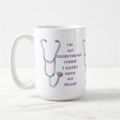 Mug Infirmière exceptionnelle Stethoscope (Gauche)
