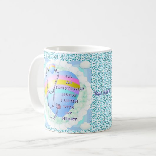 Mug Infirmière exceptionnelle Stethoscope (Devant gauche)