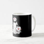 Mug Infirmière fantôme Halloween (Devant droit)