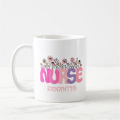 Mug Infirmière florale (Gauche)