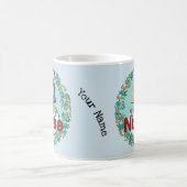 Mug Infirmière florale cool (Centre)