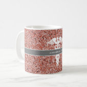 Mug Infirmière FNP Praticien Rose Rose Gold Nom Partie (Devant gauche)