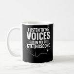 Mug Infirmière Funny Stethoscope Docteur Plaisanterie<br><div class="desc">Faisons part de notre reconnaissance aux incroyables infirmières ou médecins qui étaient là pour nous aider,  vos amis et vos proches. Montrez le monde dont vous êtes fier</div>