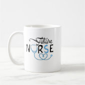 Mug Infirmière future drôle Étudiante en école d'infir (Gauche)