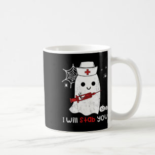 Mug Infirmière Ghost Je Te Stab Amusant Cadeau Hallowe