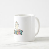 Mug Infirmière Halloween Fantôme Étrange Rétro Drôle_1 (Devant droit)