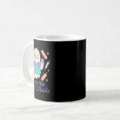 Mug Infirmière Halloween Ghost Ici Pour Les Boos Et Iv (Devant gauche)