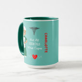 Mug Infirmière hospitalière personnalisée Appréciation (Devant gauche)
