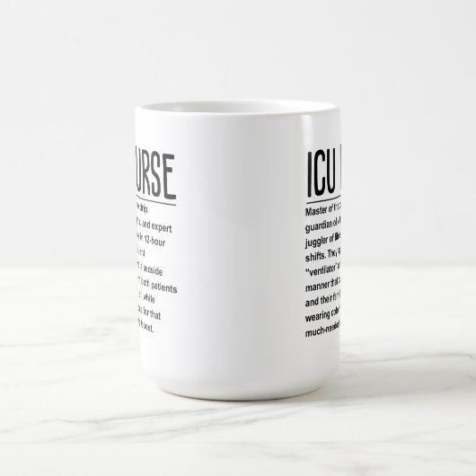 Mug Infirmière ICU (Centre)