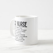 Mug Infirmière ICU (Devant gauche)
