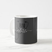 Mug Infirmière inscrite à la RN personnalisée (Devant gauche)