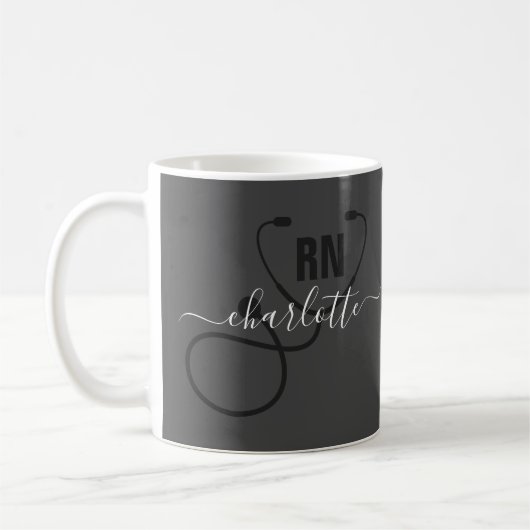 Mug Infirmière inscrite à la RN personnalisée (Gauche)