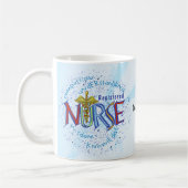 Mug Infirmière inscrite Motto (Gauche)
