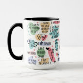 Mug Infirmière inspirante Affirmations quotidiennes (Gauche)