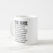 Mug infirmière judiciaire (Devant gauche)