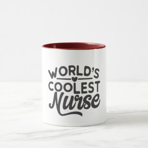 Mug infirmière la plus cool au monde, soins de santé