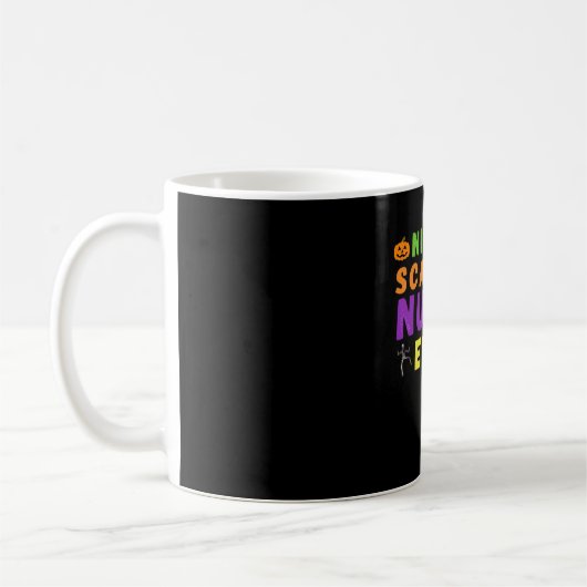 Mug Infirmière la plus effrayante jamais drôle Hallowe (Gauche)