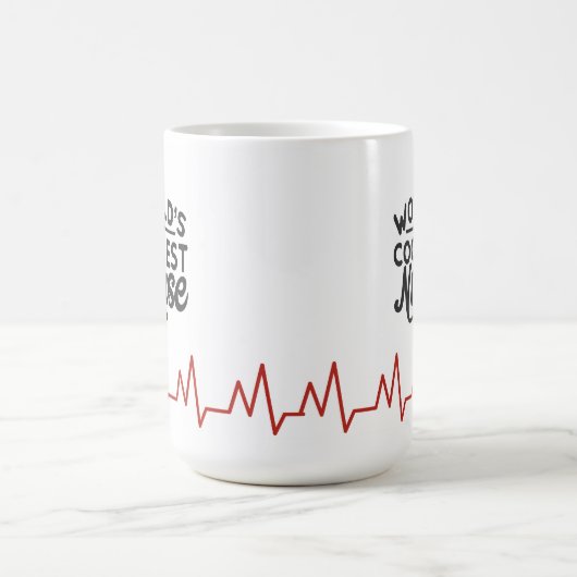 Mug Infirmière la plus froide du monde (Centre)