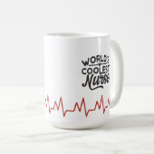 Mug Infirmière la plus froide du monde (Devant droit)