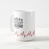 Mug Infirmière la plus froide du monde (Devant gauche)