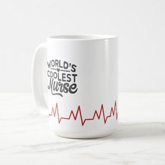 Mug Infirmière la plus froide du monde (Devant gauche)