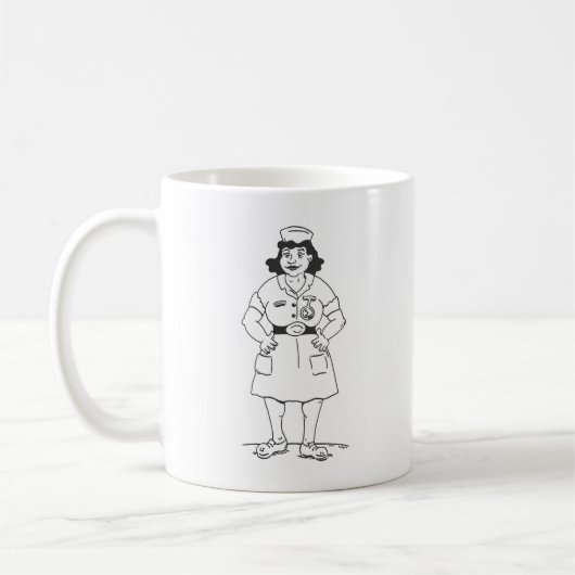 Mug Infirmière la plus géniale du monde (Gauche)