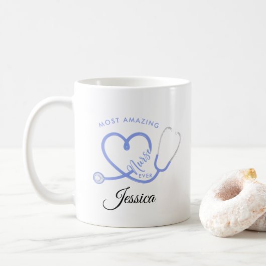Mug Infirmière la plus incroyable | Reconnaissance env (Avec donut)