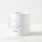 Mug Infirmière la plus incroyable | Reconnaissance env (Devant gauche)