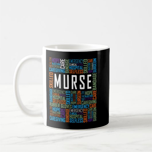 Mug Infirmière masculine Infirmière Murse Journée inte (Gauche)