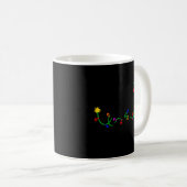Mug Infirmière Masquée Et Joyeuse Vie Infirmière Noël (Devant droit)