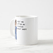 Mug infirmière mignonne (Devant gauche)