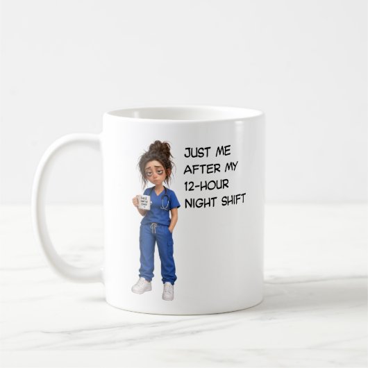 Mug infirmière mignonne (Gauche)