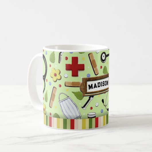 Mug Infirmière Mignonne (Devant gauche)
