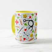Mug Infirmière mignonne (Devant gauche)