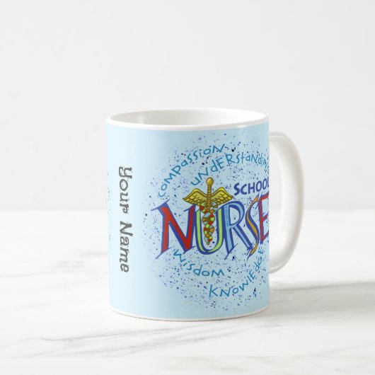 Mug Infirmière Motto (Devant droit)