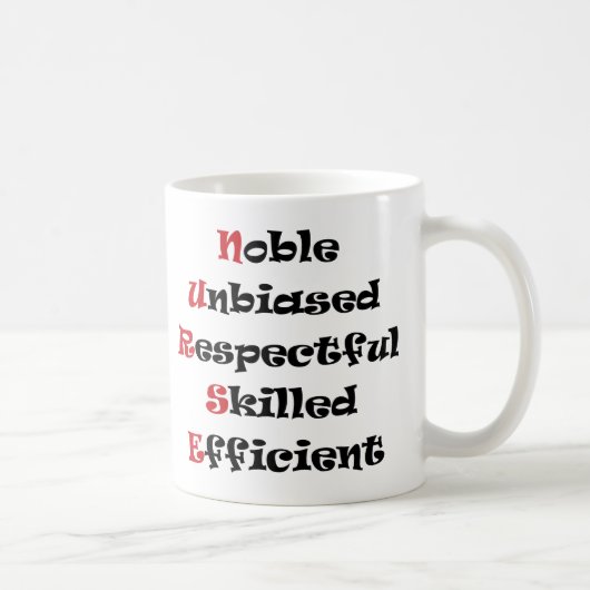 Mug Infirmière noble (Droite)