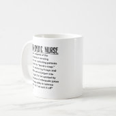 Mug Infirmière orthopédique (Devant gauche)
