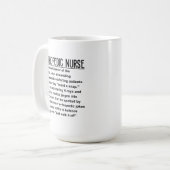 Mug Infirmière orthopédique (Devant gauche)