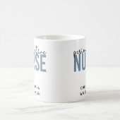 Mug Infirmière ou infirmière en service régulier sur m (Centre)