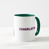 Mug Infirmière par jour, sorcière par Empreinte de léo (Devant droit)