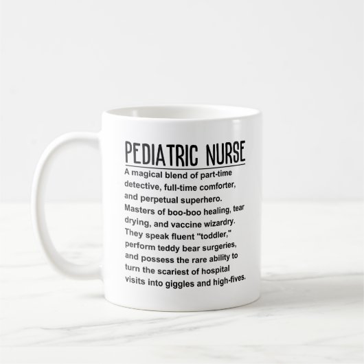 Mug infirmière pédiatrique (Gauche)