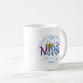 Mug Infirmière pédiatrique de Motto (Devant droit)